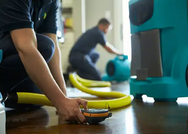 water damage restoration service San Perlita